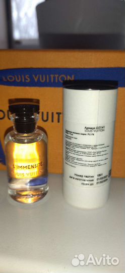 Духи Louis Vuitton Limmensite оригинал мужские нов