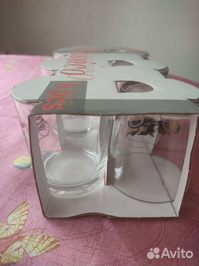 Стаканы стекло набор 6 шт