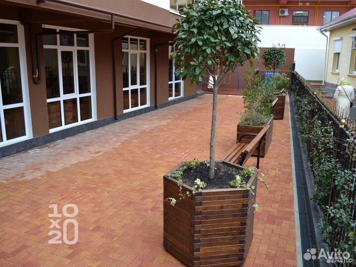 Тротуарная плитка, брусчатка, бордюры под ключ