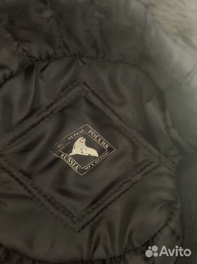 Шапка мужская из нерпы