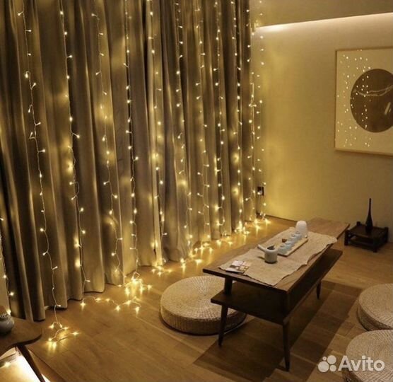 Гирлянда штора