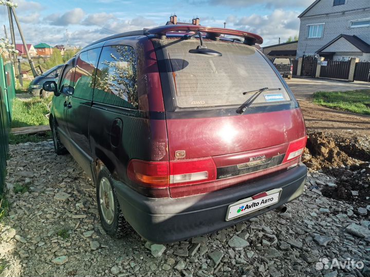 Toyota Estima Lucida 2.2 AT, 1993, битый, 335 000 км