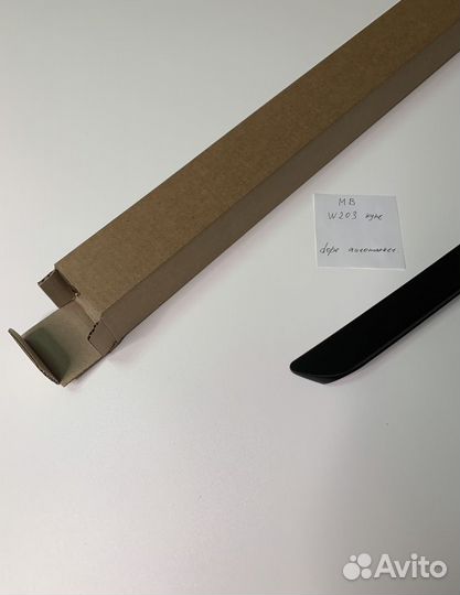 Лип спойлер Mercedes-Benz W203 Sportcoupe