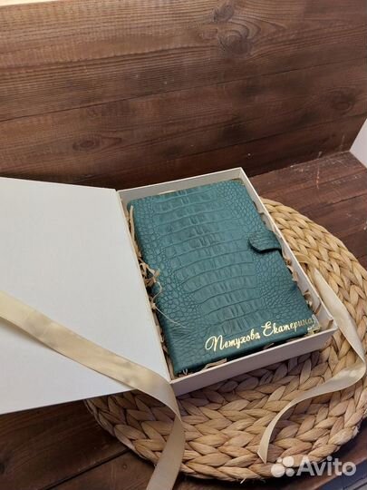 Ежедневник из натуральной кожи