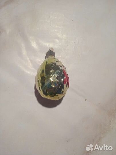 Елочные игрушки стекло СССР