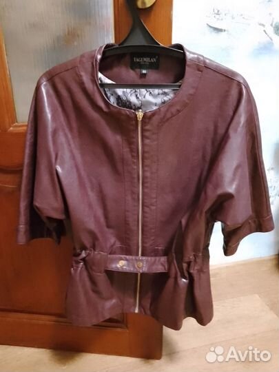 Куртка кожаная женская 44 размер