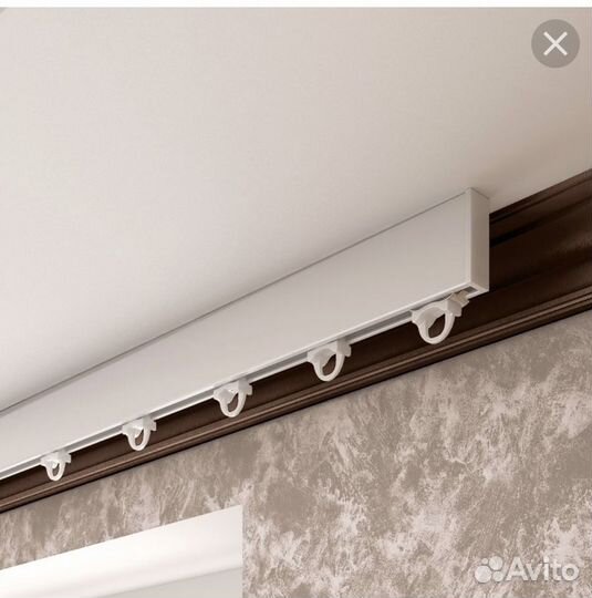 Алюминиевый профильный карниз Симпл