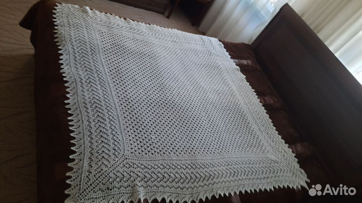 Пуховый платок из козьего пуха