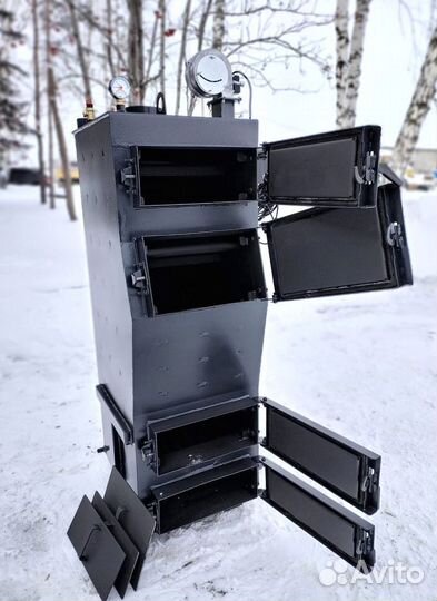 Твердотопливный котел длительного горения