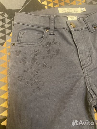 Новые джинсы для девочки H&M (128 см)