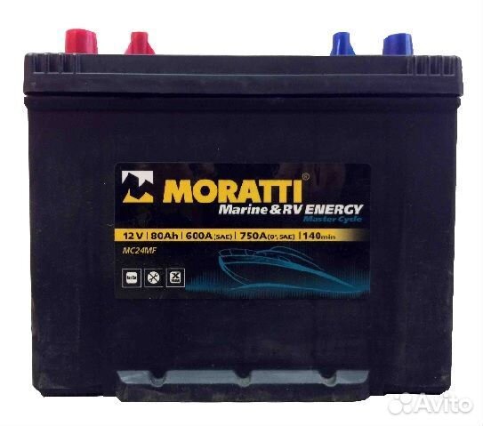 Аккумулятор лодочный Moratti Marine MC24MF