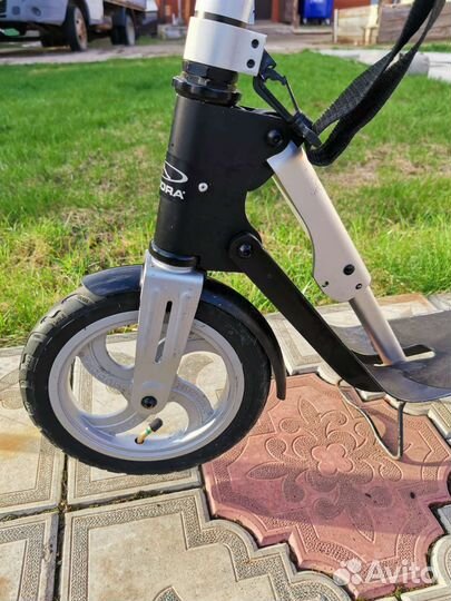Самокат взрослый Hudora big wheel air 230 mm