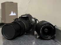 Canon 1100D и два объектива 75 и 300 в идеале
