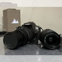 Canon 1100D и два объектива 75 и 300 в идеале