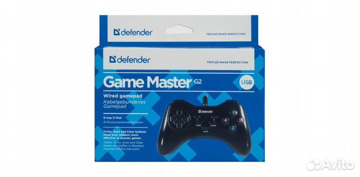 Проводной геймпад Defender Game Master G2