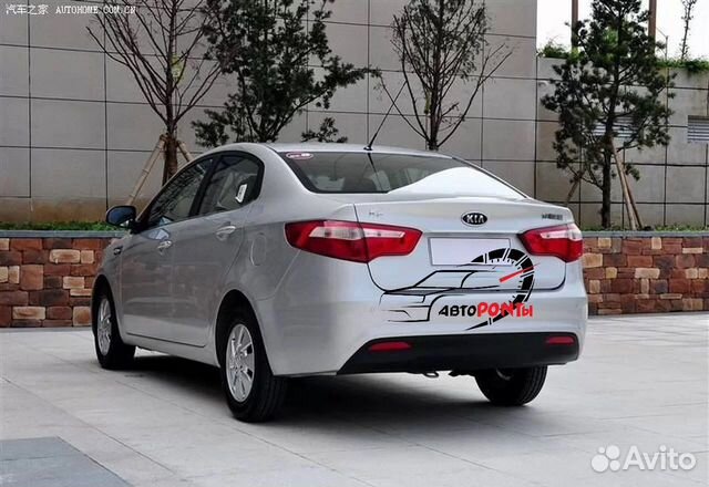 Бампер Задний Киа Рио 3 Седан в цвет