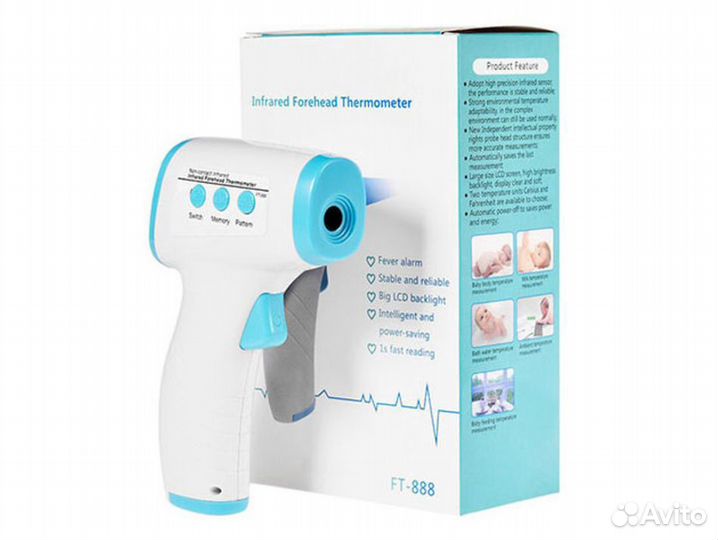 Бесконтактный Термометр инфракрасный кх 008