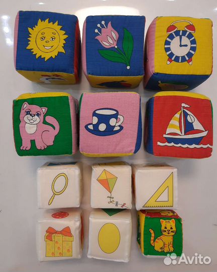 Кубики мягкие