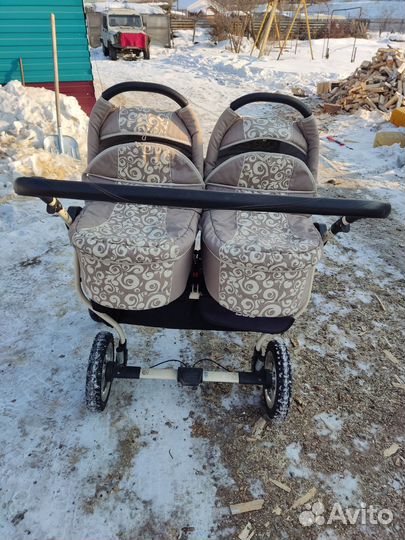 Коляска для двойни 2 в 1