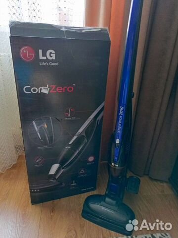 Беспроводной вертикальный пылесос lg