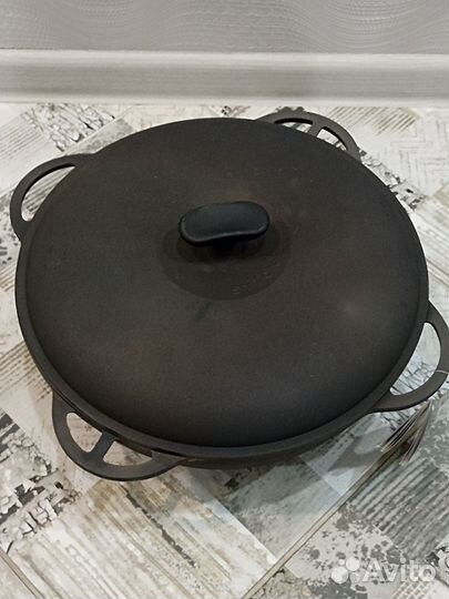 Чугунный казан 6 литров. Ситон