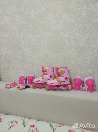 Роликовые коньки для девочки 34-36размер