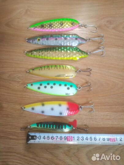 Блёсна тролинговые и воблеры
