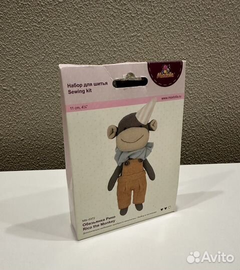 Набор для изготовления игрушки Обезьянка Рико