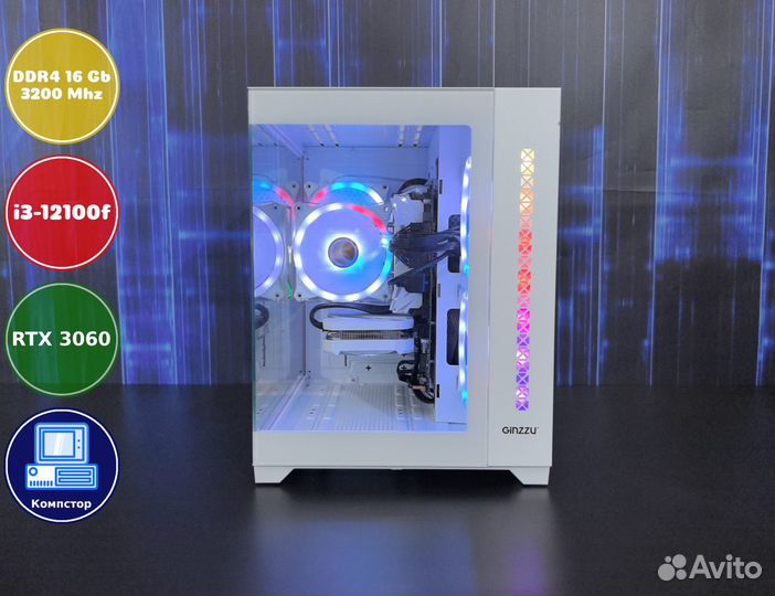 Сборки игровых пк i3-RTX3050-16DDR4-USO0139856-H610