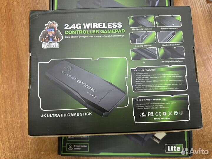 Игровая приставка Game stick lite 4K 10000 игр