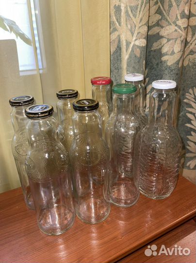 Бутылки стеклянные 1 л