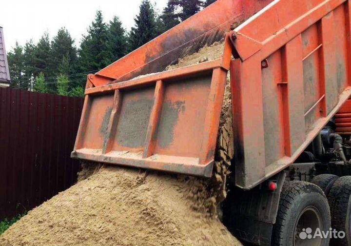 Песок щебень пгс отсев щпс доставка