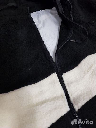 Куртка шерпа оверсайз