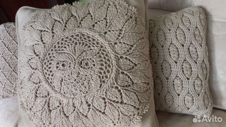 Подушки ручной работы. Комплект 