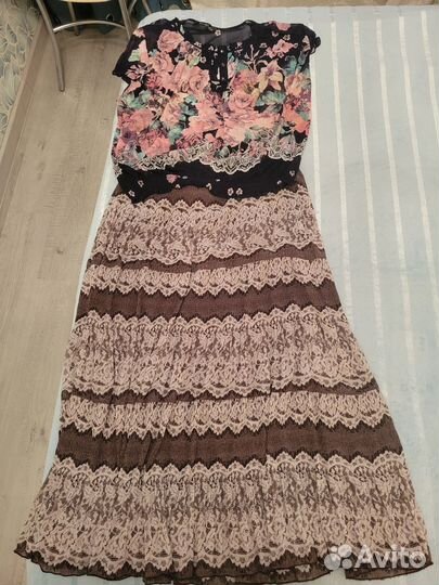 Юбка и блузка на 58-60 размер