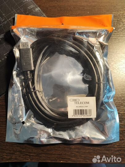 Кабель display port 3 метра Telecom