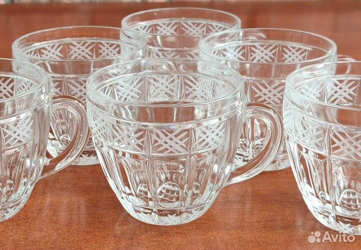 Хрустальные кружки, стаканы, стопки СССР