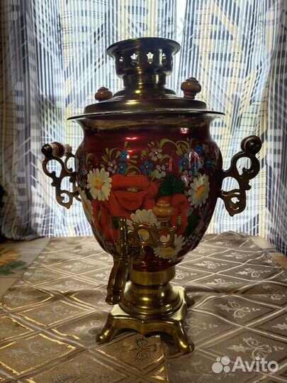 Самовар электрический расписной