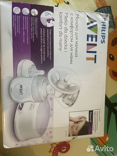 Молокоотсос avent электрический