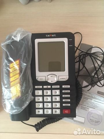 Телефон станционарный texet tx255