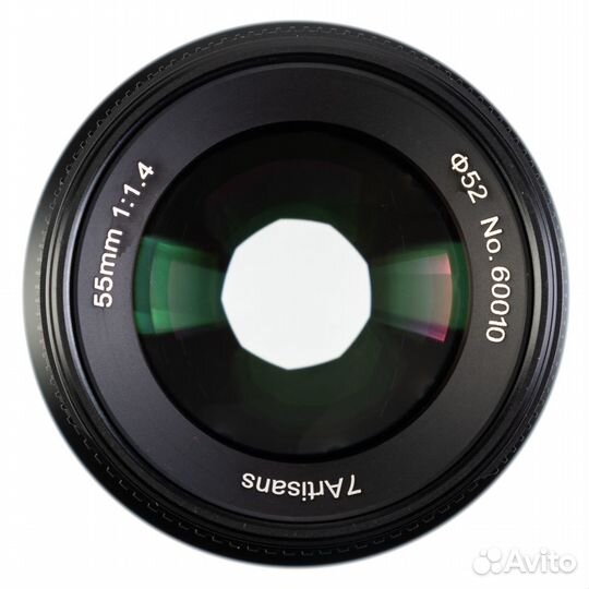 Объектив 7artisans 55mm F1.4 II Canon EOS-R, черн