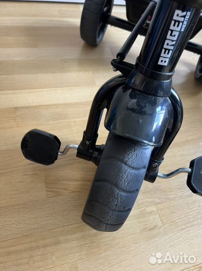 Велосипед коляска трёхколёсный с ручкой