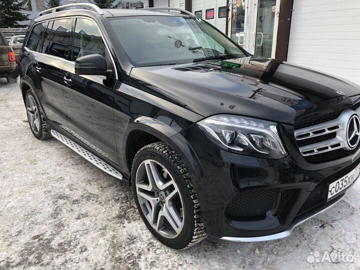 Пороги Mercedes GLS X166 мерседес GLS 2015-2019