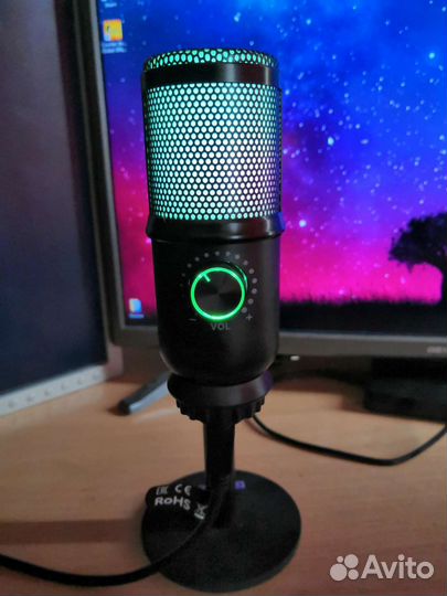 Игровой микрофон для стрима Defender Glow GMC 400