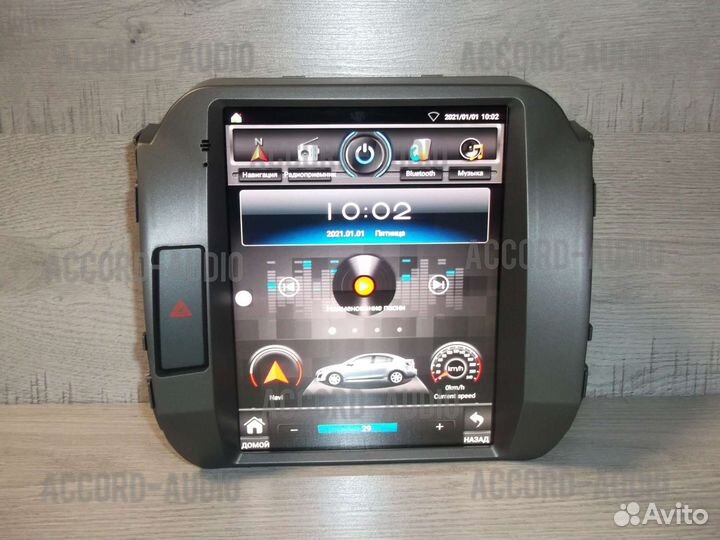 Магнитола Kia Sportage 3 Android в стиле Tesla