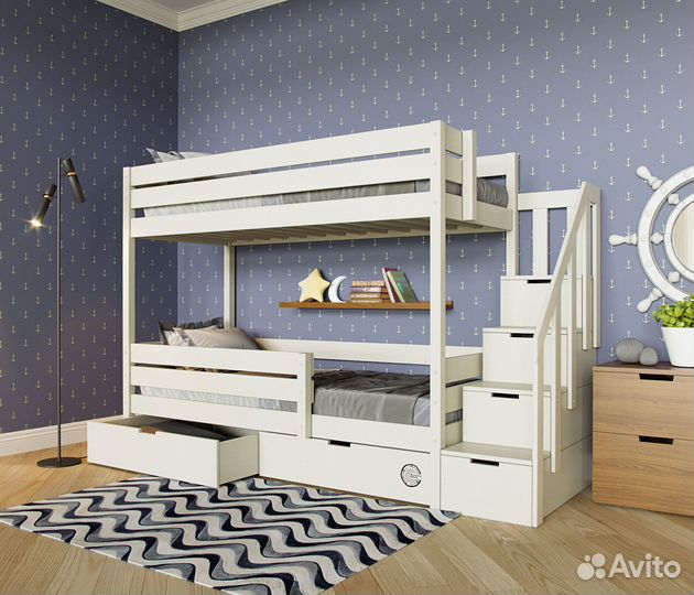 Двухъярусная детская кровать