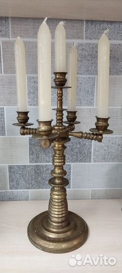 Старинный подсвечник, канделябр