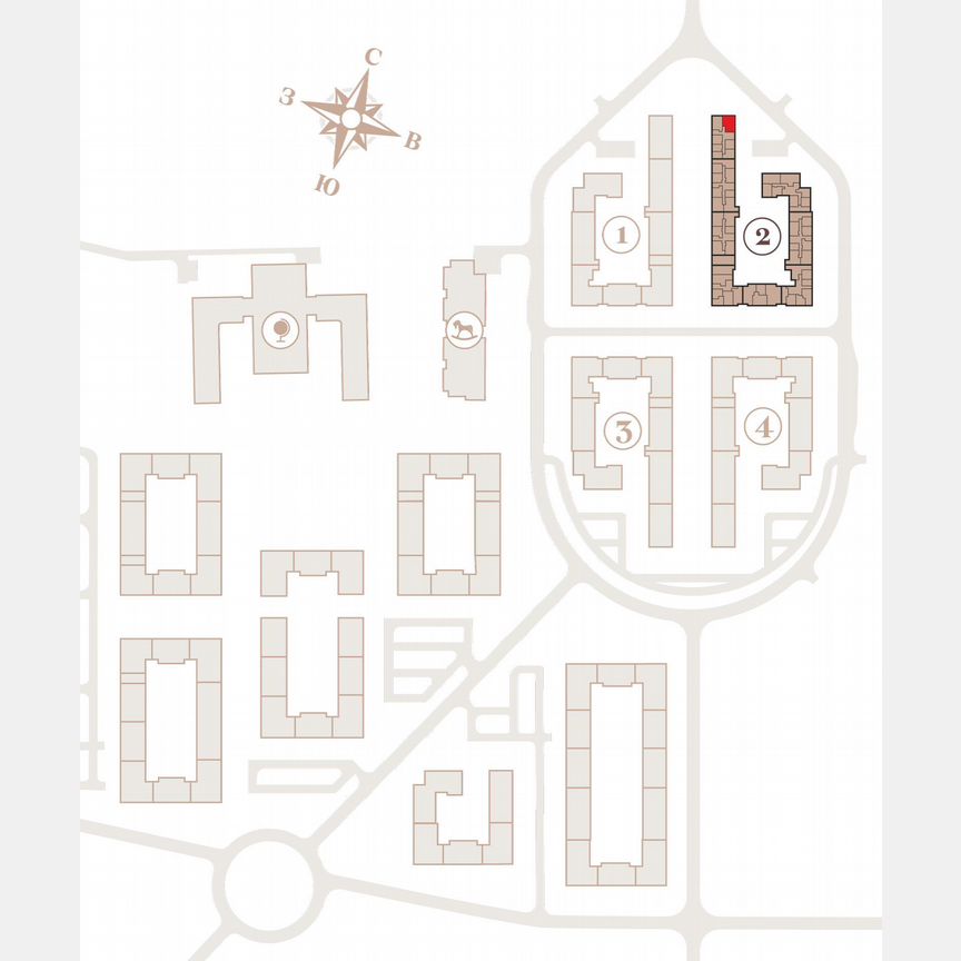 3-к. квартира, 77,1 м², 1/4 эт.