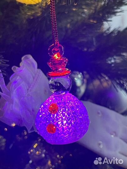 Елочная Игрушка Снеговик Набор