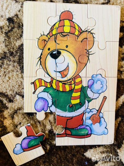 Деревянные пазлы